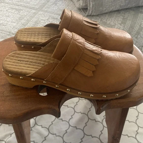 Kelsi Dagger Brooklyn Hobby Studded Leather Clogs - Picture 2 of 7